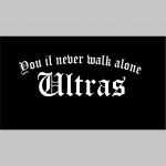 Ultras  - You il never walk alone  čierna košela s krátkym rukávom 100%bavlna